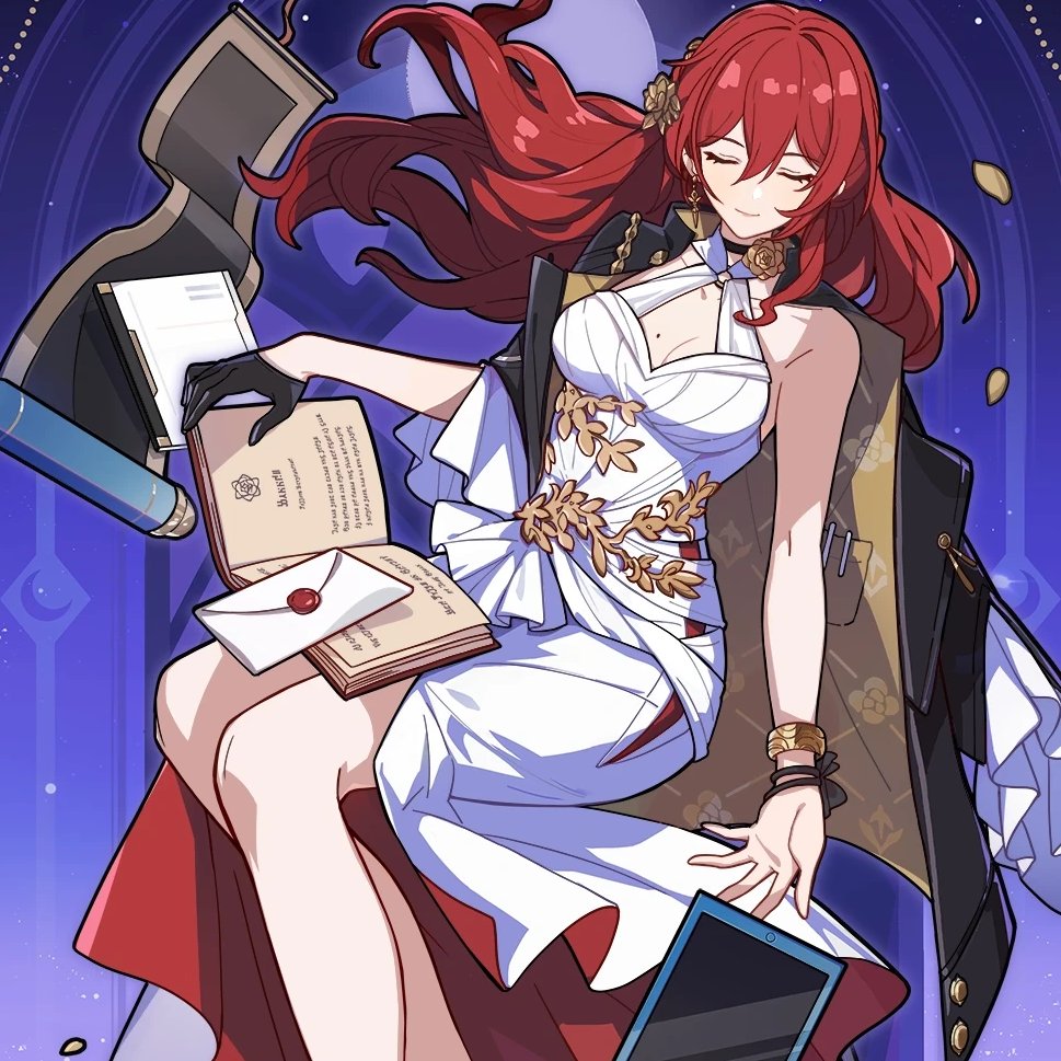 listing every himeko sp leaks &amp; info ik so far:

- ult dps
- atk scaling 
- erudition (fire)
- wants astral express members, sunday is her teammate (doesn't need it to be the whole team)
- has a mecha 
- drip marketing on may 18th/19th
- 4.4 is july 15