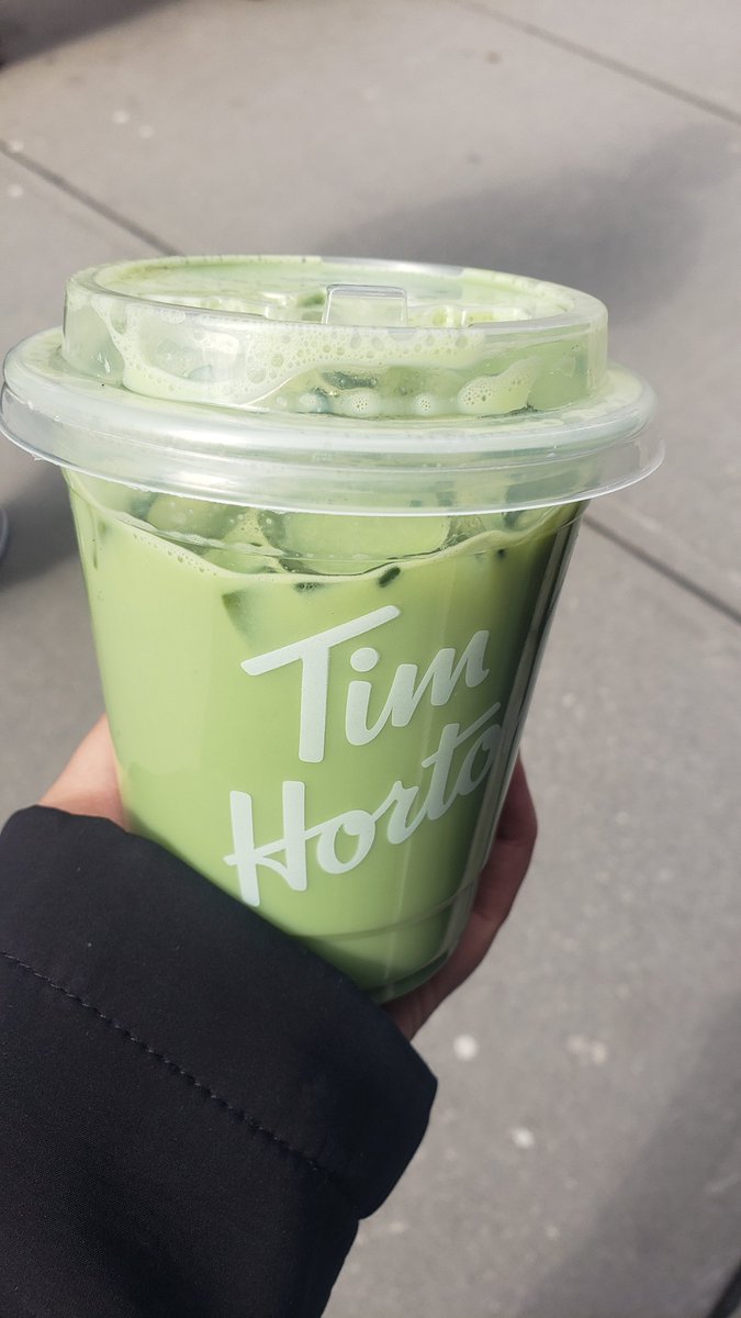 ichiberries's tweet photo. i didnt know tim hortons had matcha https://t.co/5Hi2l39cgq