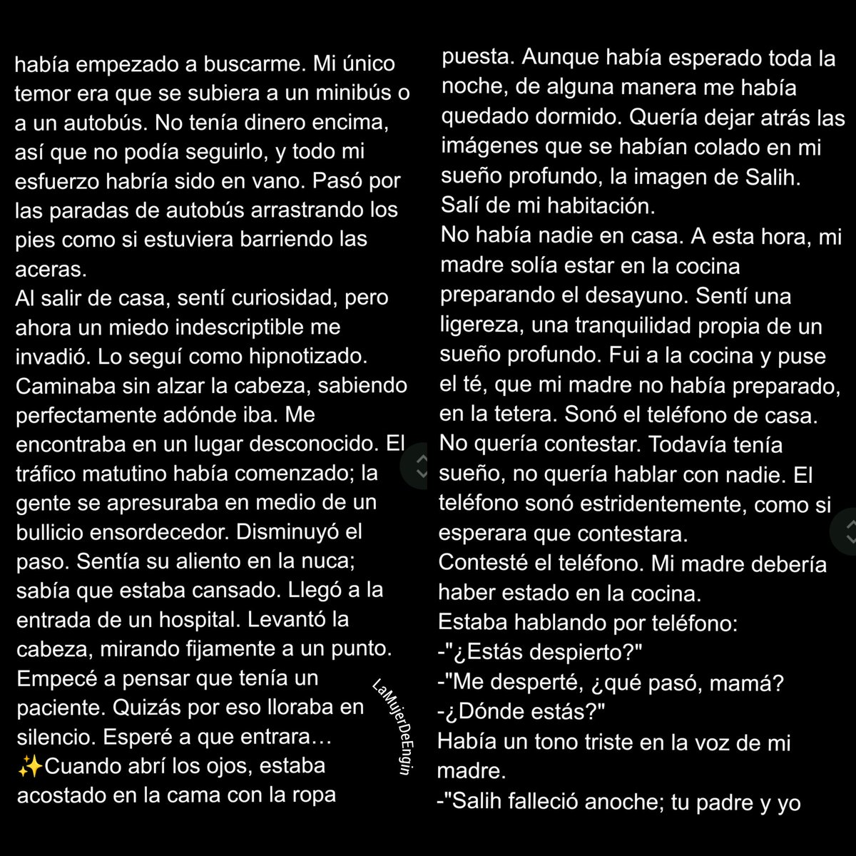 LaMujerDeEngin_'s tweet photo. La traducción al español del nuevo cuento de Engin #Hayalet hecha por mí, así que cualquier error que encuentren ahí disculpen 😂🙈 
Que lo disfruten 🥹🥺❤️‍🩹 #EnginAkyürek #Fantasma +👇🏻👇🏻 https://t.co/zdDnoXvEUM