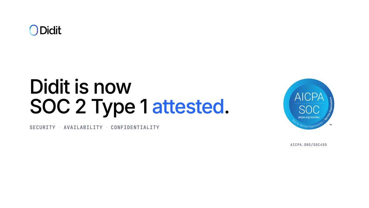 Didit (YC W26) tweet media