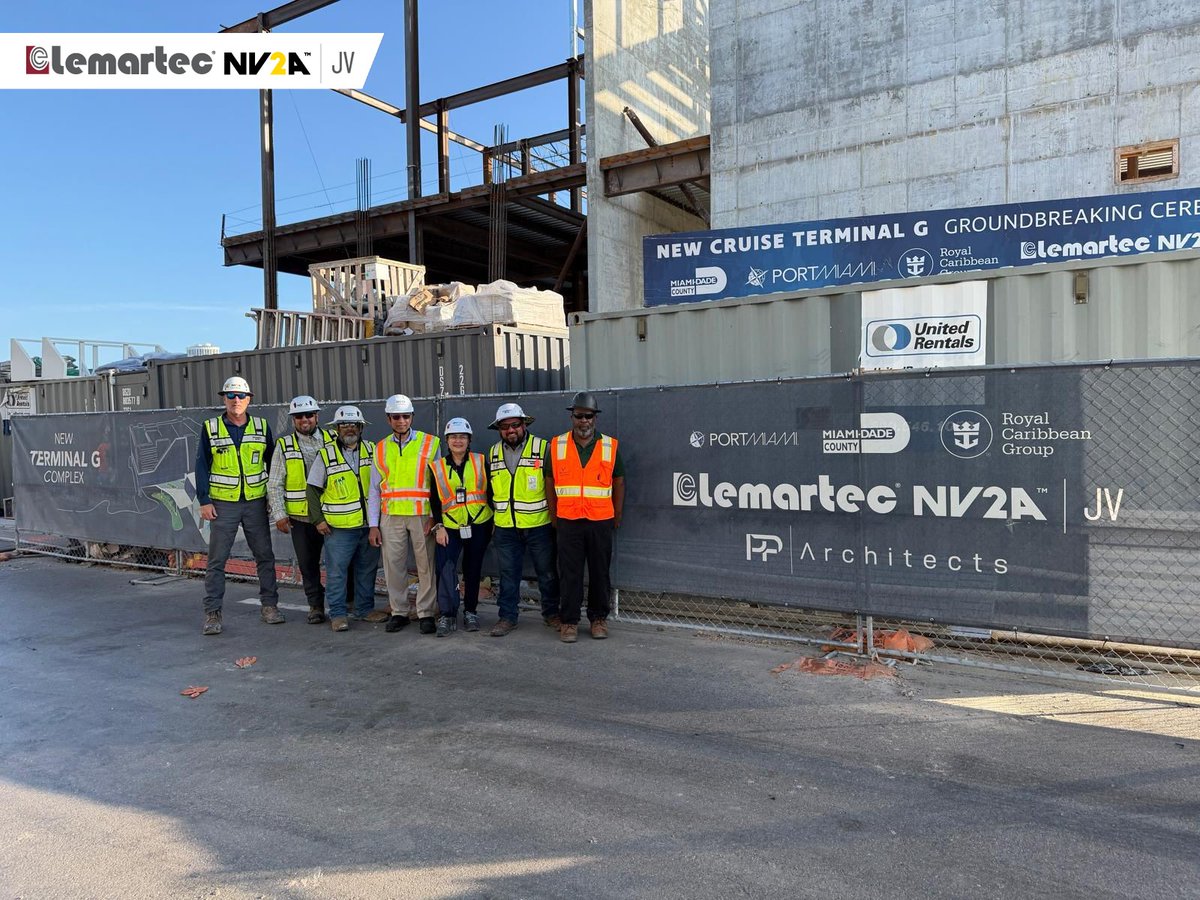 NV2AGroup's tweet photo. “Safety Always means it’s a core value in every decision and task—no matter the pressure.” Proud of our @Lemartec – NV2A JV teamsat PortMiami &amp; MIA for living this every day.​

https://t.co/1xF73xdJyG​

#ConstructionSafetyWeek #lemartecNV2A #nv2abuilds #MasTec #MasTecCEI https://t.co/83nuIONzdd