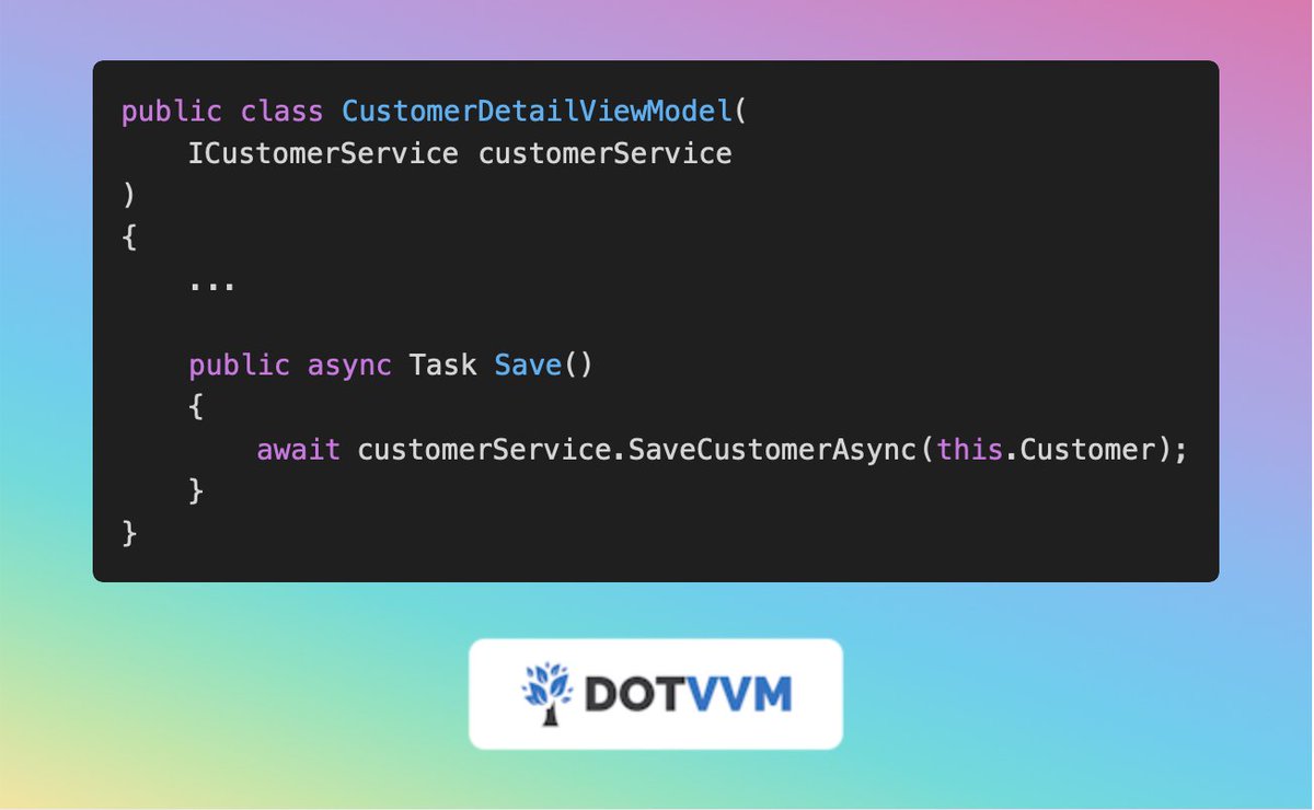 DotVVM tweet media