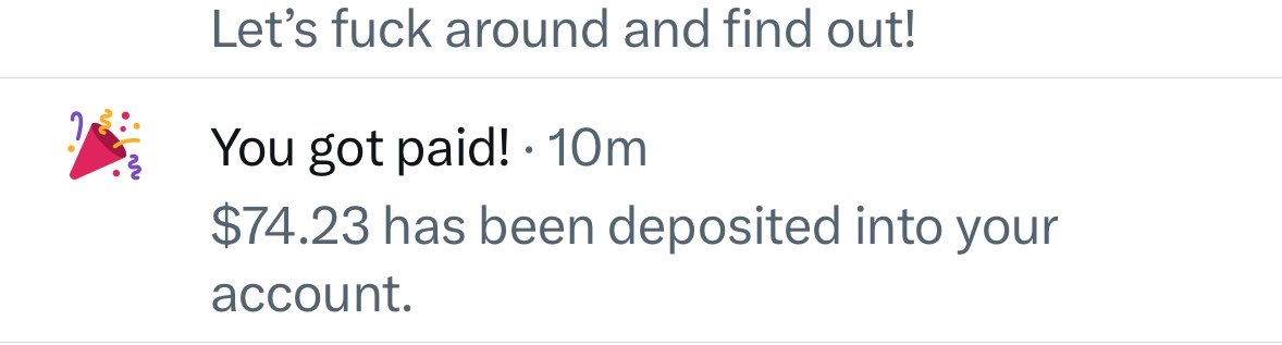 Haven’t done this for awhile! Just got my X paycheck ✌️

$70 $SOL Giveaway 

Follow <a href="/Waterman_crypto/">Crypto Waterman</a> 

‣ Like &amp; Retweet  
‣ Tag a Friend

Ends in 48 Hours ⏰