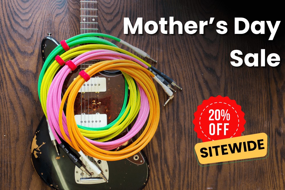 RSnakeCableCo's tweet photo. 🎸 Mother’s Day Sale is on. 20% off sitewide.
If you’re shopping for a musician, this is an easy win.
Or… if you are the musician, feel free to send this to someone who needs a hint.
Limited time. Grab what you need while it’s on sale.

https://t.co/KKuD95ysMI https://t.co/B9RVd92cOw