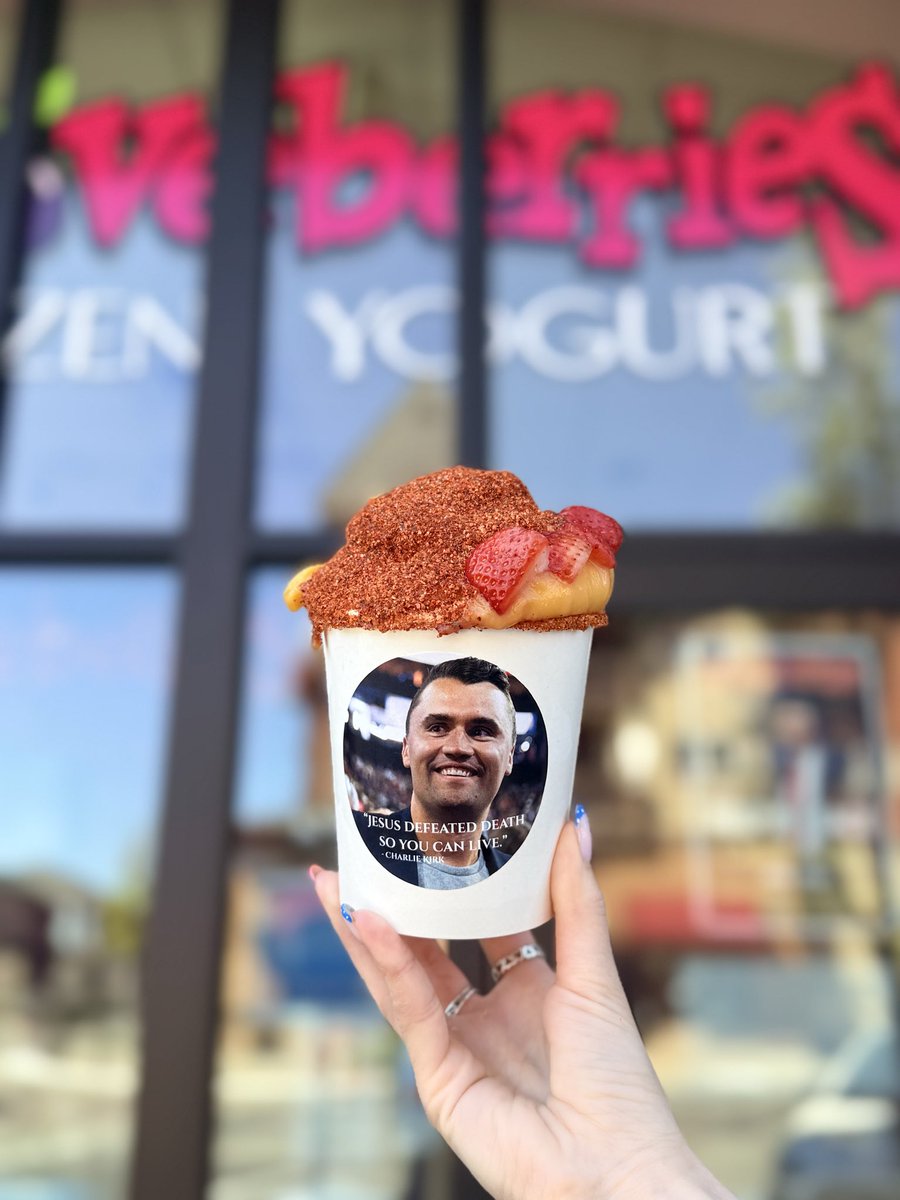 GrooveberriesUS's tweet photo. “Do not compromise the truth to fit in. Truth is exclusive because it is true.” - Charlie Kirk

#jesuschrist #wearecharliekirk #froyo https://t.co/4LgfTptWIu