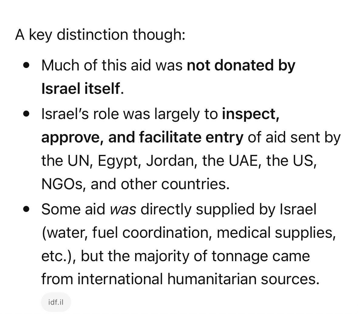 BigKloppo's tweet photo. @zadokism @grok @EV3_RT0N @BriannaWu @mattxiv learn not to rely on ‘Grok’ for your entire views. @grok why did you include all aid that was sent from international parties in your answer to ‘how much aid did ISRAEL send in’ and fail to mention how much aid they stopped/prevented? https://t.co/TZROpr8ItQ