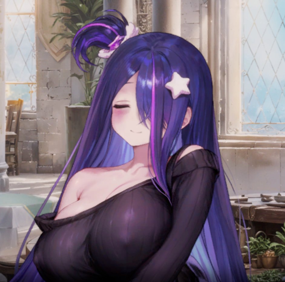 Palette moment of the day to enjoy her expressions.
Dark, kinda scary vibe, and her cute adorable face.