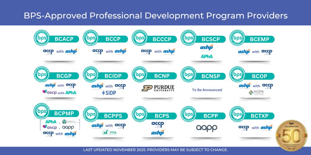 Board of Pharmacy Specialties tweet media