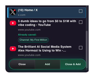 SkylineDev2's tweet photo. This extension (https://t.co/HWbKLjPzLd) is turning a passive link into a context-aware knowledge object.

User insights we learned:
- don't ask me contextual questions
- infer like a smart assistant
- surprise me with my useful memory

#ai #saveforlater https://t.co/j0MlQ5Xv33