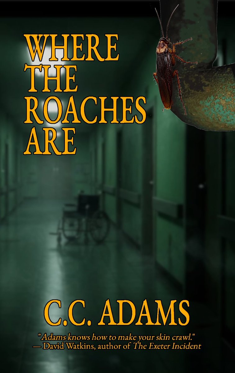 MrAdamsWrites's tweet photo. Never mind if you don't know where the roaches are.
I'm going to show you.

WHERE THE ROACHES ARE, courtesy of Phantasmagoria Books.
MAY 2026. #WhereTheRoachesAre https://t.co/fJbhUouz6i
