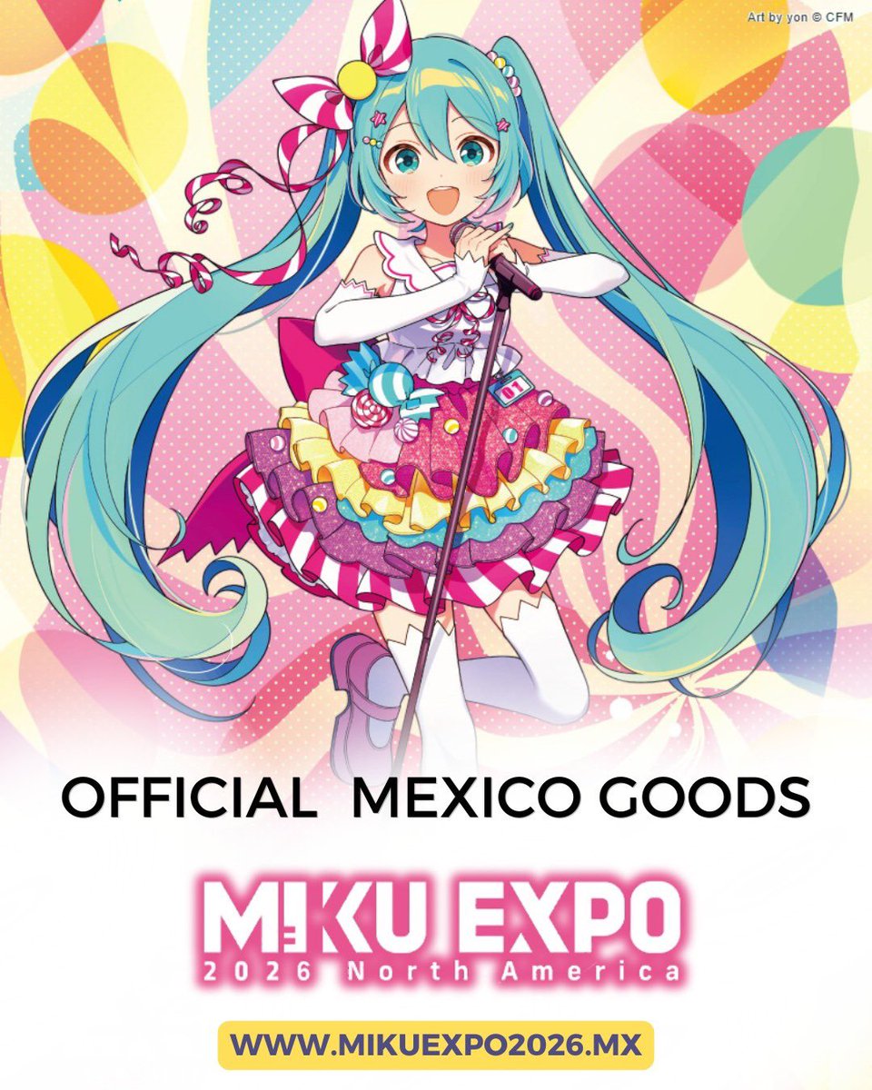 TiendaLiveShows's tweet photo. 🌐MIKU EXPO 2026 🌐

🛒La venta online exclusiva de productos de la gira por Norteamérica ya está disponible en México 🇲🇽

Quieres ser de los primeros fans en adquirir mercancía oficial⁉️

✅Solo tienes que ingresar a https://t.co/K11Om5NChX https://t.co/nHfYBZMeRF