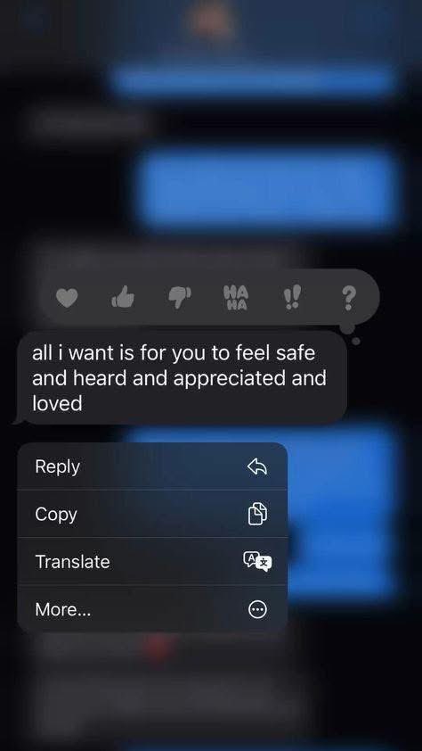 reassurance goes a long way in a healthy relationship