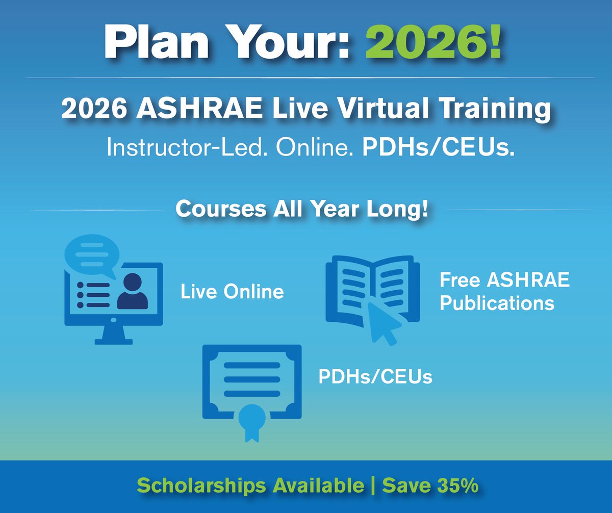 ASHRAE News tweet media