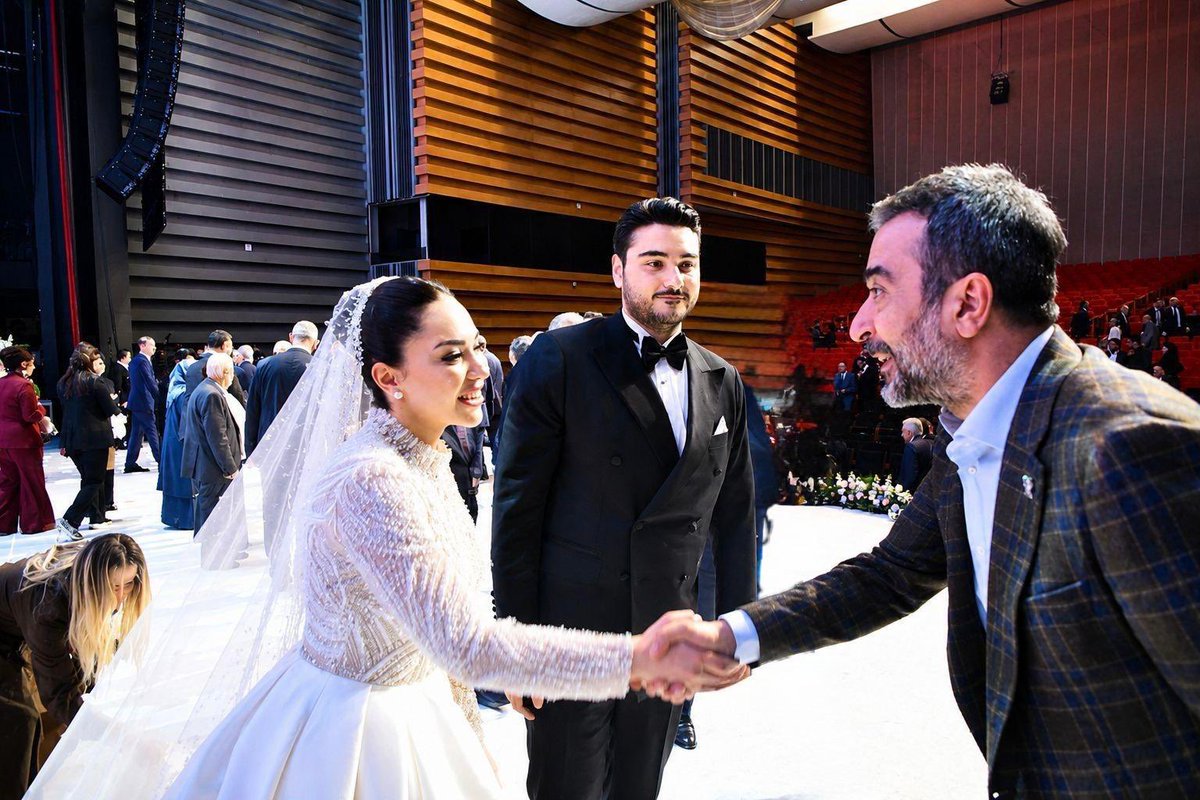 AkpartiAnkara's tweet photo. İl Başkanımız Sn.  @hakanhanozcan, Türk Telekom CEO' su Sn. Ebubekir Şahin’in kıymetli kızı Zeynep Melike ile Berat çiftinin nikah merasimlerine katılım sağladı. https://t.co/Bqiwl9izac