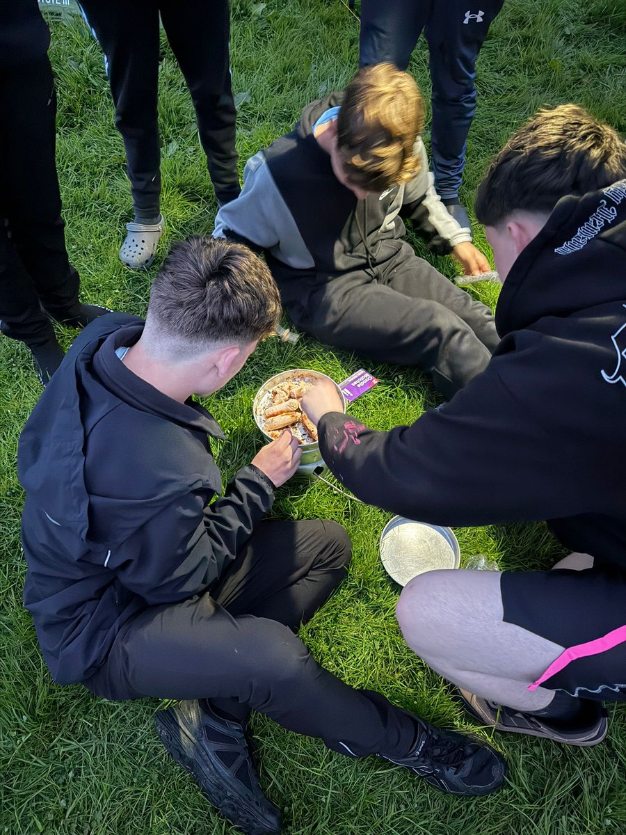 StCuthbertsCC's tweet photo. Day 2/2 of the @StCuthbertsHigh @DofE bronze assesed expedition. Mistaking sugar for salt was not on the list when the lads make some coffees 🧂 ⛰️🏕️🧭
#StCuthbertsFormingGreatMen
#MenOfCompetence
#MenOfCommitment
#SaltyCappuccino https://t.co/nFzehm3z4H