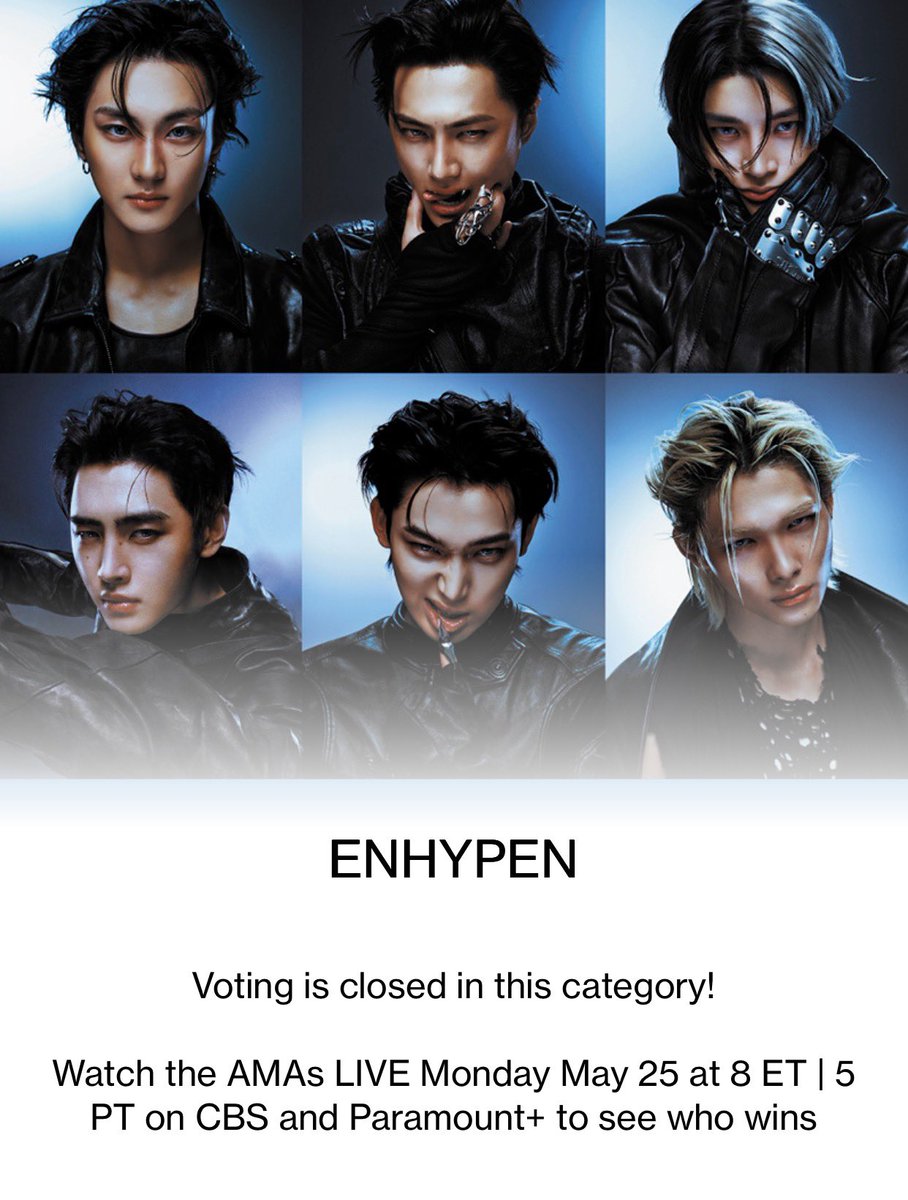 Thank you to every ENGENE who took the time to vote for ENHYPEN from April 14, 2026 until today. Every vote and effort you poured into this voting evidently came from a place of genuine love for them, and that alone already means so much.

Thank you to our incredibly hardworking