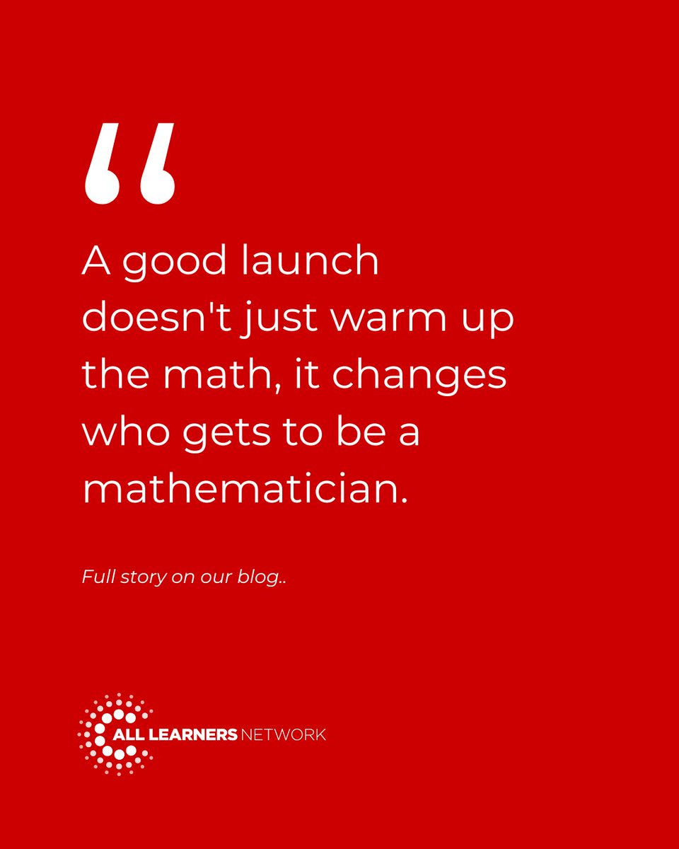 AllLearnersMath's tweet photo. The first ten minutes of math class set the tone for everything that follows.

ALN founder Dr. John Tapper explains how to make them count → https://t.co/fEEV0YMCKT

#LearnMathDifferently #MathLaunch #MathEducation #K12Education #ALN #AllLearnersNetwork https://t.co/Vf7LJA9A9L