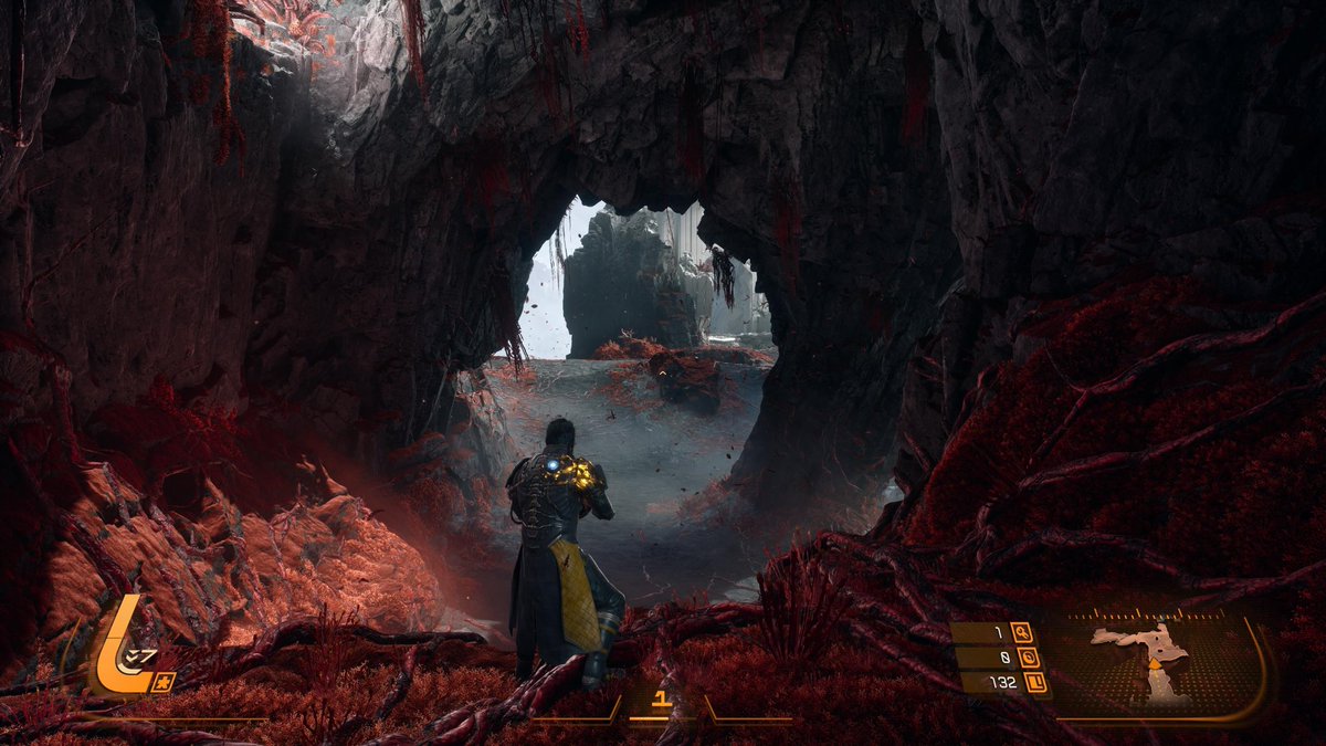 JAYGAMING029's tweet photo. My SAROS impressions after 5hrs and completion of 2 biomes! 🔥

— beautiful art style, great detail
— cracked gameplay
— enemy design and variety is just as good as Returnal
— story is more present and engaging 
— first boss was easy, second had more challenge. Overall difficulty is good
— the environments are a chefs kiss 
— colors everywhere ;)
— OST boosts the adrenaline 
— Not really a fan of the shield 
— really like the approach of a skill tree to upgrade attributes BUT I still prefer Returnal system of upgrading as you progress a biome and reset on death 
— power weapon is helpful 

So far a GREAT game I love it!

Now entering Biome 3 and gonna mess with the modifiers. To start turning off the second chance ability