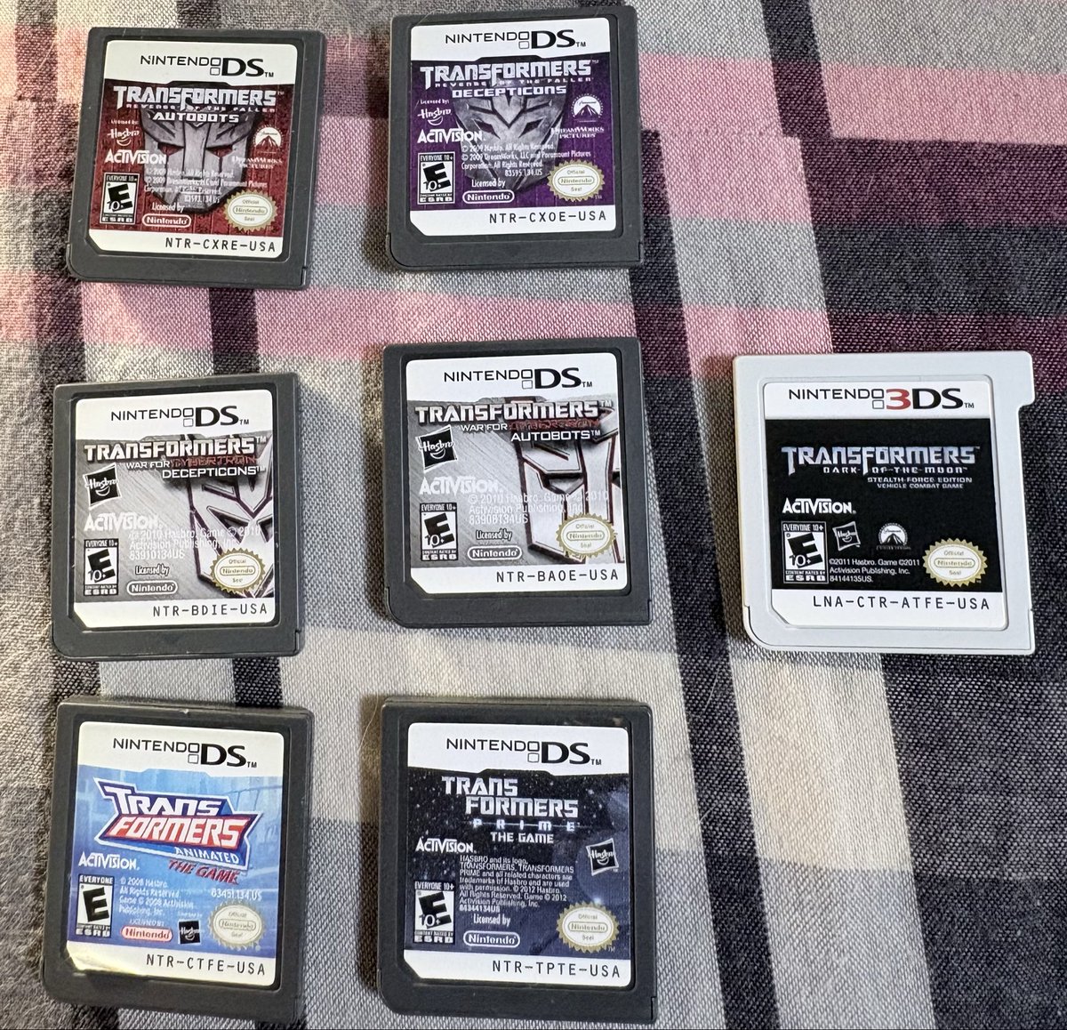 あっでもDSの海外版だとトランスフォーマーのゲームソフトいくつか出てたな