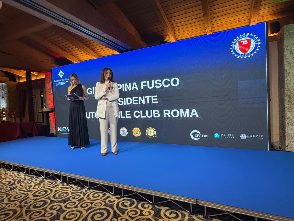 #AciSport - a #Roma per la notte delle stelle! Premiamo i campioni dell’automobilismo! #Avanti 🇮🇹