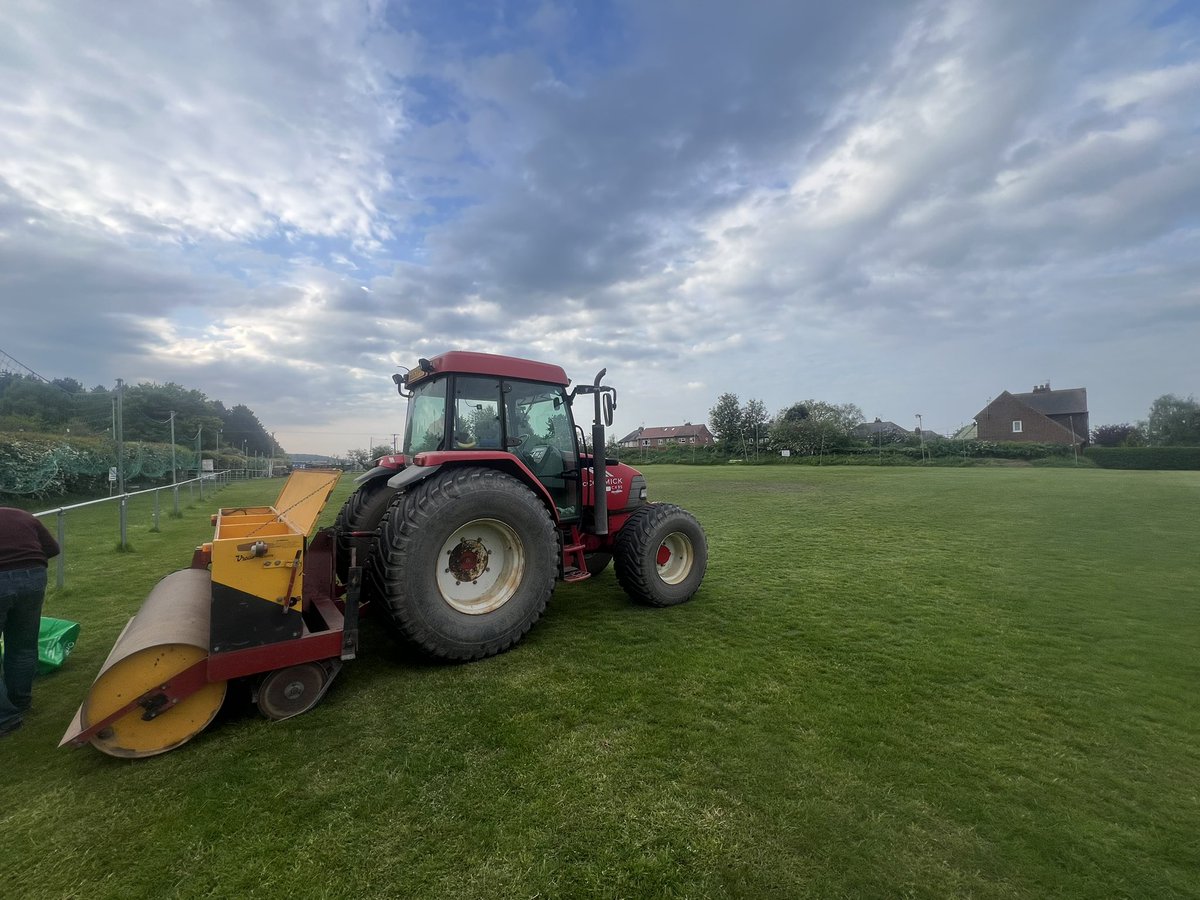 MartynGoodfello's tweet photo. Reap what you sow. It’s been a great season at ESZ &amp; now it’s time to start the process of creating next seasons playing surface. Evolution… https://t.co/pCoW6XROZ8