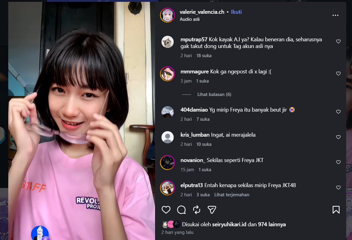 !! VTUBER FACE REVEAL PAKE AI !!

Ngebet banget jadi cewek. Sampean lanang lho mas, PK lagi🗿Kaget aja lewat TL, ku kira Freya, ternyata AI.
