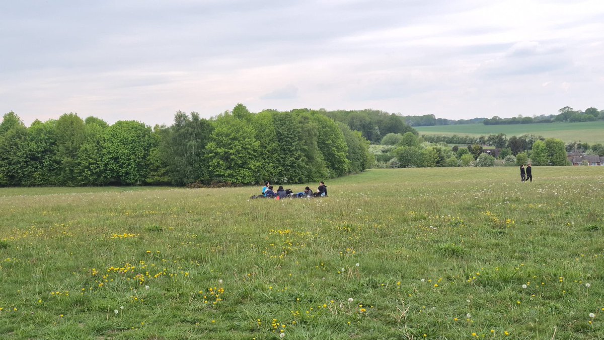 ChallneyDofE's tweet photo. A very successful day 1 for our @Challney_Girls Bronze participants! 

The girls are enjoying some chill out time on the campsite, after pitching tents and making dinner! 🏕️ https://t.co/74ESv2gNV4