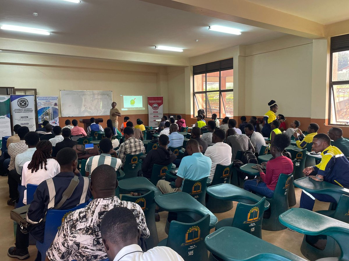 KcupgsS's tweet photo. Safety is everyone’s responsibility! KCUPGS was proud to participate in the @NcoshaU-Kyambogo Safety Day 2026 hosted at @KYUES2023 , gaining practical knowledge in OHS, emergency preparedness, and fire safety. 🔥⛑️
#KCUPGS #SafetyCulture #PetroleumGeoscience https://t.co/pMAr4HOPTG