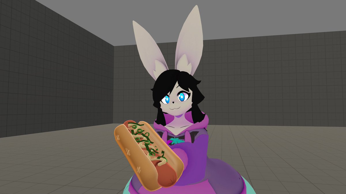 ChaoticBB3D's tweet photo. Things are movin'! The hotdog is set to release relatively soon! I hope ya'll will like em!
#Vrc #VrcProp https://t.co/OEF5rnglKi