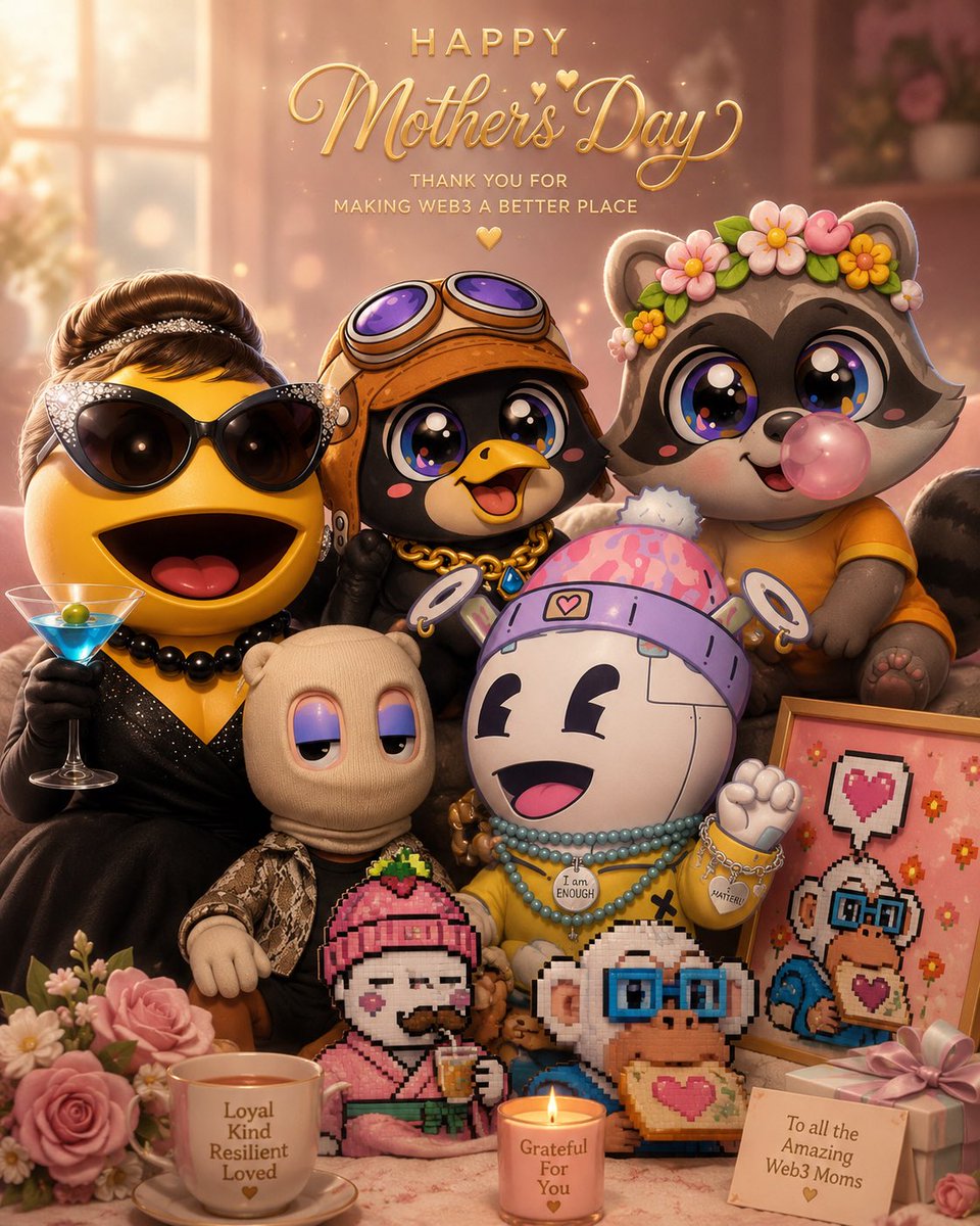 TheSuperMom1's tweet photo. It felt like we needed another one of my #RAOK #web3kindness #MothersDay
This Mother’s Day weekend, let’s make Web3 feel a little more loyal. 💐🫶
Not just with floor prices, charts, and “gm’s”…
But with Random Acts of Kindness that remind people there are REAL hearts behind these PFPs.
This weekend challenge:
✨ Surprise someone without expecting anything back.
Not the typical “like + RT” kindness.
The real kind.
• Check in on someone who’s been quiet lately
• Gift a newer x member their first NFT
• Send a voice note instead of just emojis
• Send a text to schedule a video meeting and get to know one of your web3 friends!
• Buy art from a mom balancing family + dreams behind the scenes
• Cover someone’s mint unexpectedly
• Share someone’s project because you BELIEVE in them
• Invite the person sitting alone in spaces into the conversation
• Tell someone specifically WHY they matter to this ecosystem
• Send your favorite Web3 moms an NFT just to say: “Thank you for the energy you bring here.” 💝
Because kindness in Web3 shouldn’t feel transactional.
It should feel unforgettable.
Some of the strongest people in this space are mothers quietly holding families together while still showing up with creativity, leadership, compassion, and resilience every single day.
This weekend, let’s normalize:
🌸 Loyalty over clout
🌸 Community over cliques
🌸 Compassion over competition
🌸 Human connection over hype
You never know whose entire weekend — or entire life — could shift because someone chose kindness.
Web3 doesn’t just need stronger builders.
It needs stronger hearts.
Happy Mother’s Day weekend to all the amazing moms, nurturers, protectors, community leaders, and quiet encouragers making this space brighter every day. 💐