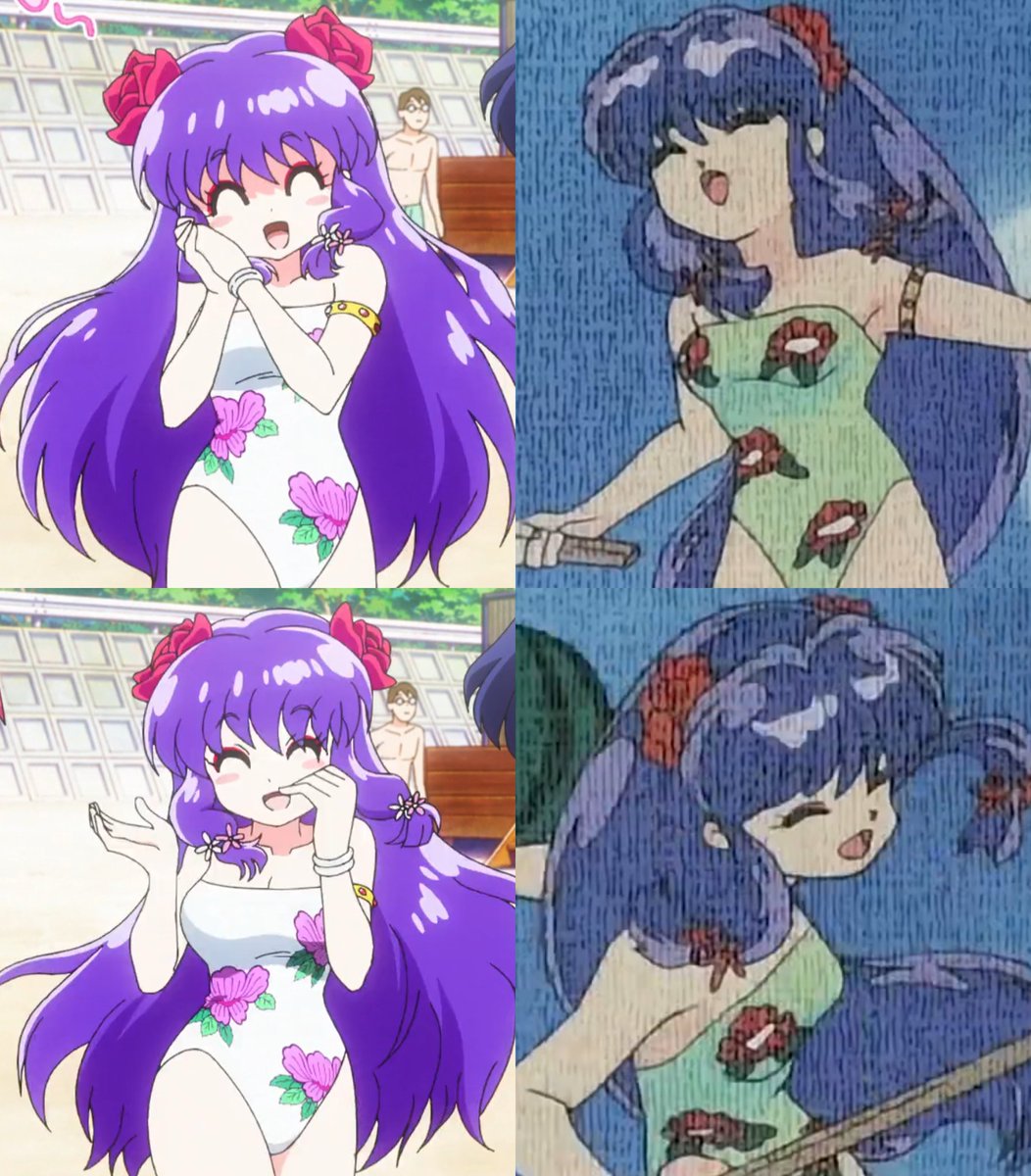 Remake / Classic 🏖️🩱 #らんまアニメ
