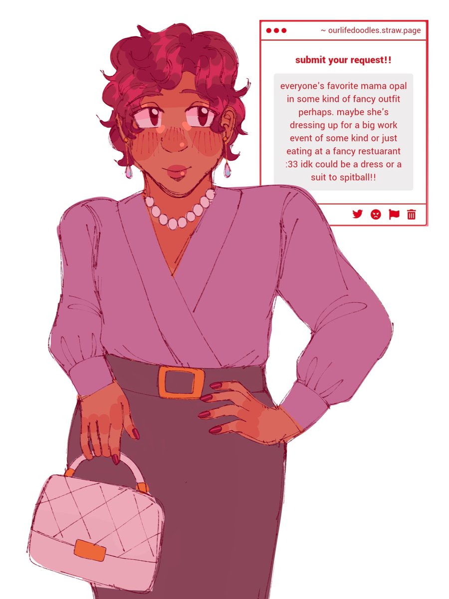 ourlifedoodles's tweet photo. day 13
opal's all dressed up for the company party!! even got some pretty new earrings for the occasion <3
#olnf #ourlifenowandforever #opalsecond https://t.co/eEGmoFVU3H