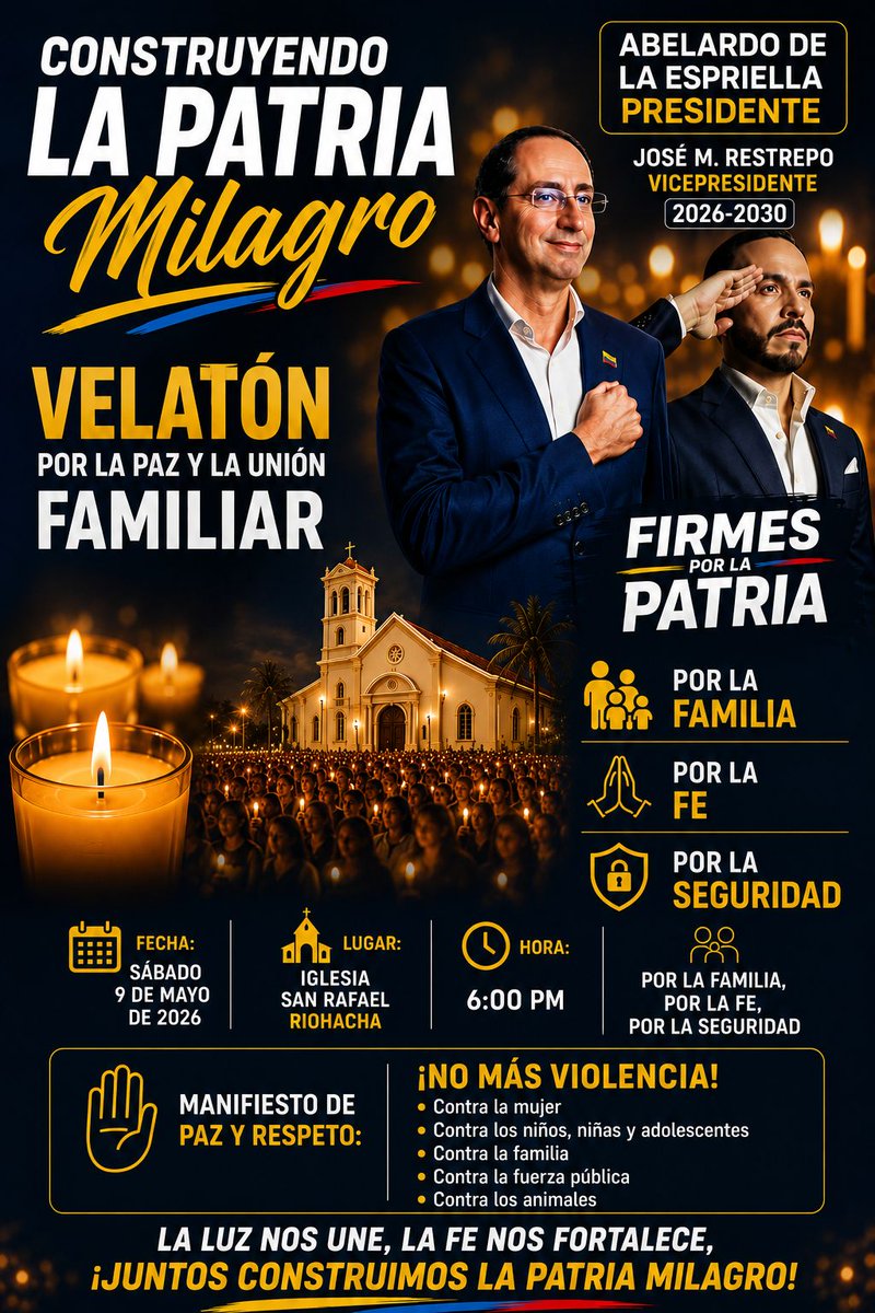 Maritzaleonva's tweet photo. RIOHACHA
 🙏🙏🙏🙏🙏🙏🙏🙏 https://t.co/vfnYyEQ6lZ