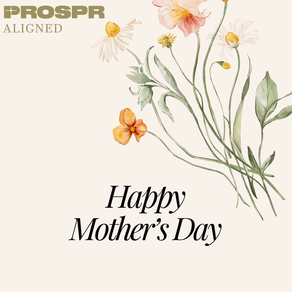 ProsprAligned's tweet photo. Happy Mother’s Day to the incredible women who lead, support, and inspire every day. Your impact reaches far beyond what can be measured. Thank you for all that you do. https://t.co/BJJ3go7cTL