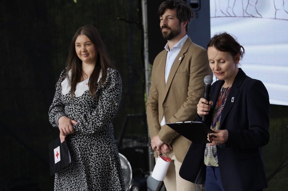 ChappazSeverine's tweet photo. A beautiful Red Cross Red Crescent day celebrated today in Chisinau. Congratulations to the Moldovan Red Cross &amp; the volunteers at the forefront of humanitarian action ! In Moldova, in the world, in wars and crises, with all people we serve, we are united in Humanity. https://t.co/mOjwT9VJvC