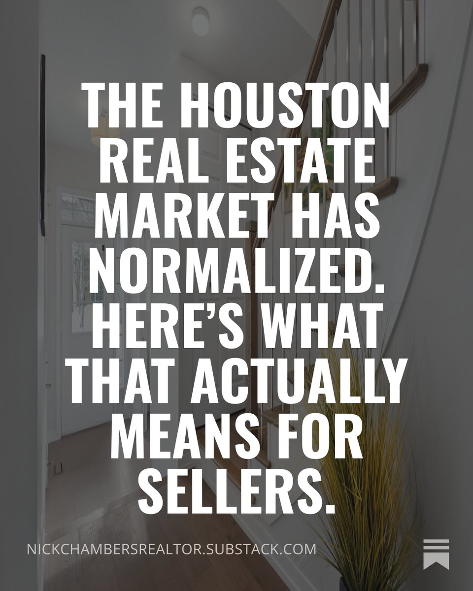 nickbchambers's tweet photo. The Houston Real Estate Market Has Normalized. Here’s What That Actually Means for Sellers. https://t.co/7dEwX3NFWP https://t.co/9NNi0kBYpT