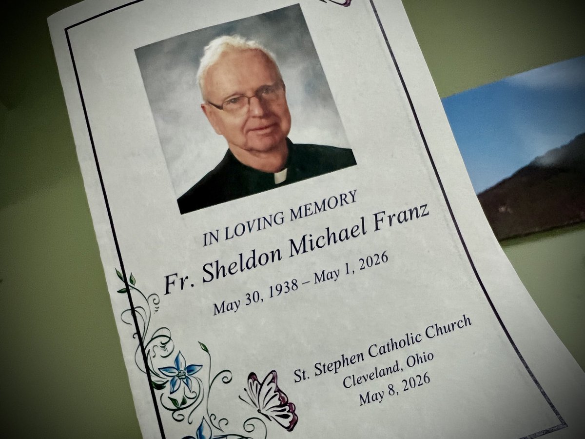 FaithFullPod's tweet photo. In your charity, please pray for the soul of Fr. Franz, a longtime servant in the @dioceseofcle and St. Stephen Catholic Church. He helped keep the German-language Mass alive, among other ministries. 

#Catholic https://t.co/00dXktcRT6