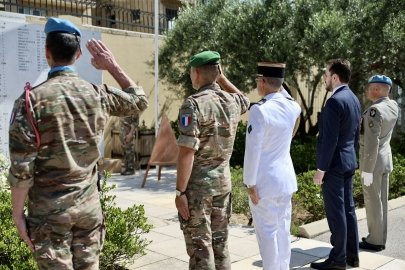 MissionDefLiban's tweet photo. 81e anniversaire de la victoire du #8mai1945 à la Résidence des Pins @AmbaFranceLiban en présence des médaillés de @LebarmyOfficial 🇱🇧 et d'un détachement de @UNIFIL_FR_DAMAN 🇫🇷 pour rendre hommage au courage de celles et ceux qui ont combattu et sont tombés pour la France. https://t.co/zE4Vva4Zps