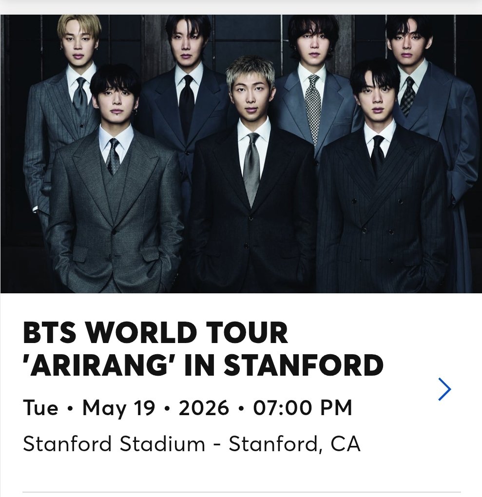A_bit_Jess's tweet photo. I couldn't help it. I'm going to all 3 Stanford shows 💜 https://t.co/FmkuSqzXo6