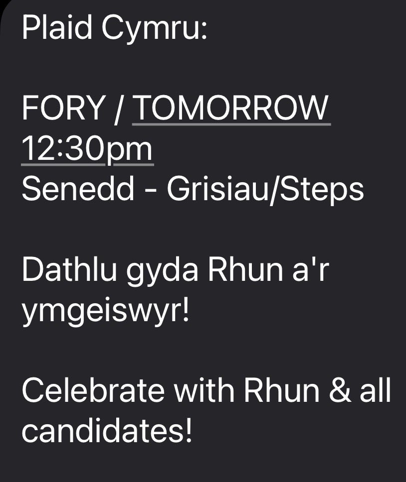 Sian_Parry's tweet photo. Just got a text!!!
Chi’n dod?/ Coming? 🏴󠁧󠁢󠁷󠁬󠁳󠁿🏴󠁧󠁢󠁷󠁬󠁳󠁿🏴󠁧󠁢󠁷󠁬󠁳󠁿 https://t.co/izFz9UPjt5