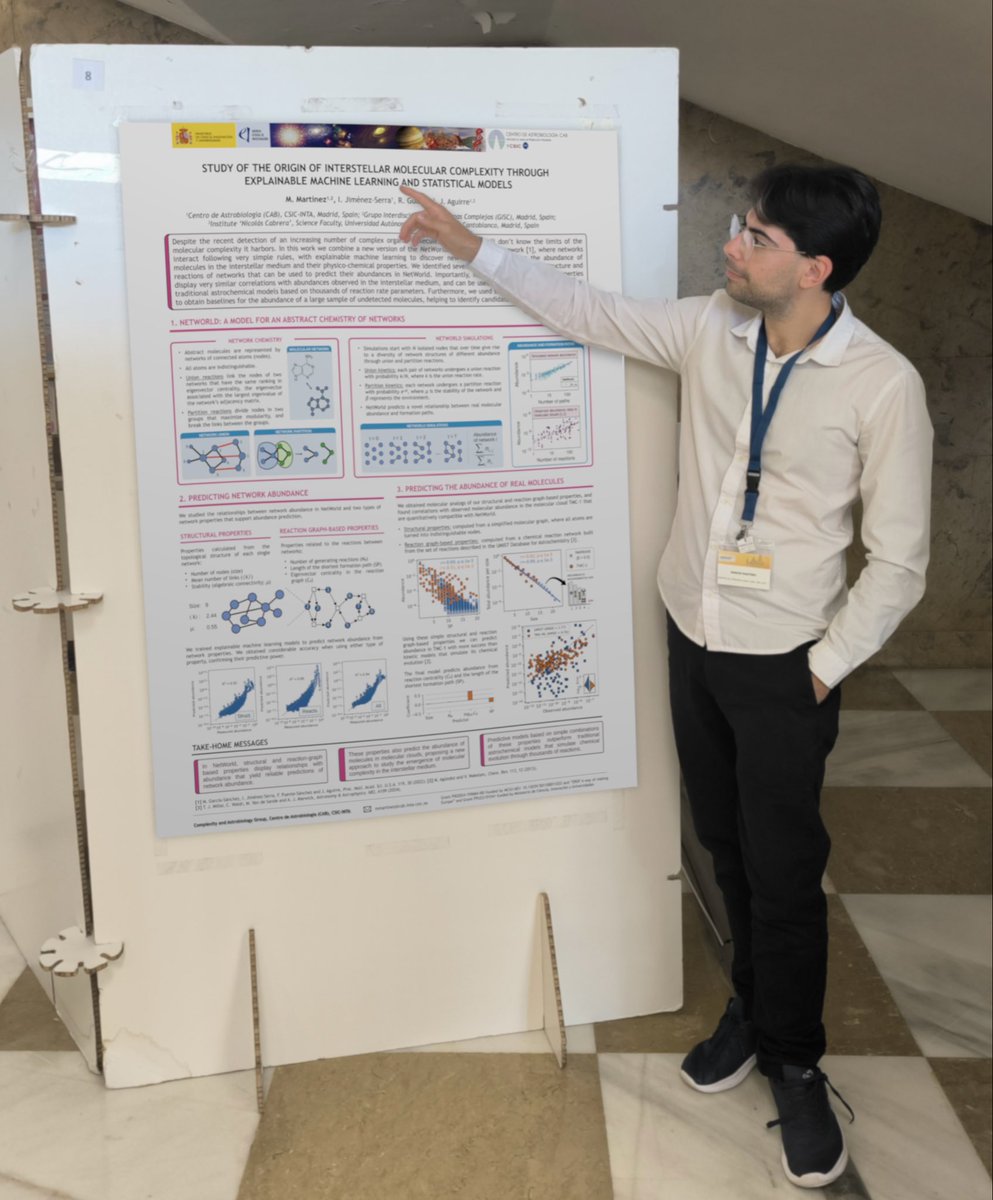 JacoboAguirreA's tweet photo. This time, Marcos Martínez, @albepkm y Paulo Dominguez defended their posters and I talked about phosphorus in the space and the sloppiness in astrochemical models. Science &amp; fun in Zaragoza! https://t.co/CXhsKqKPmu