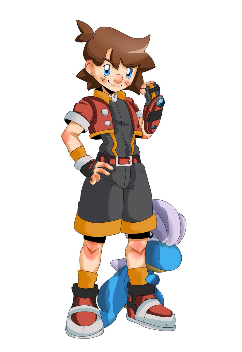 exholocation1's tweet photo. Been playing a lot of Pokemon Ranger lately! 📀

[ #RanbooFanart , #PokemonRanger ] https://t.co/HKFZQLywKm
