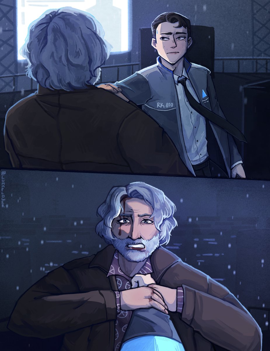 lummflower's tweet photo. So the winner takes it all and the loser has to fall 💥
#dbh #detroitbecomehuman https://t.co/1NvHLMhjB6