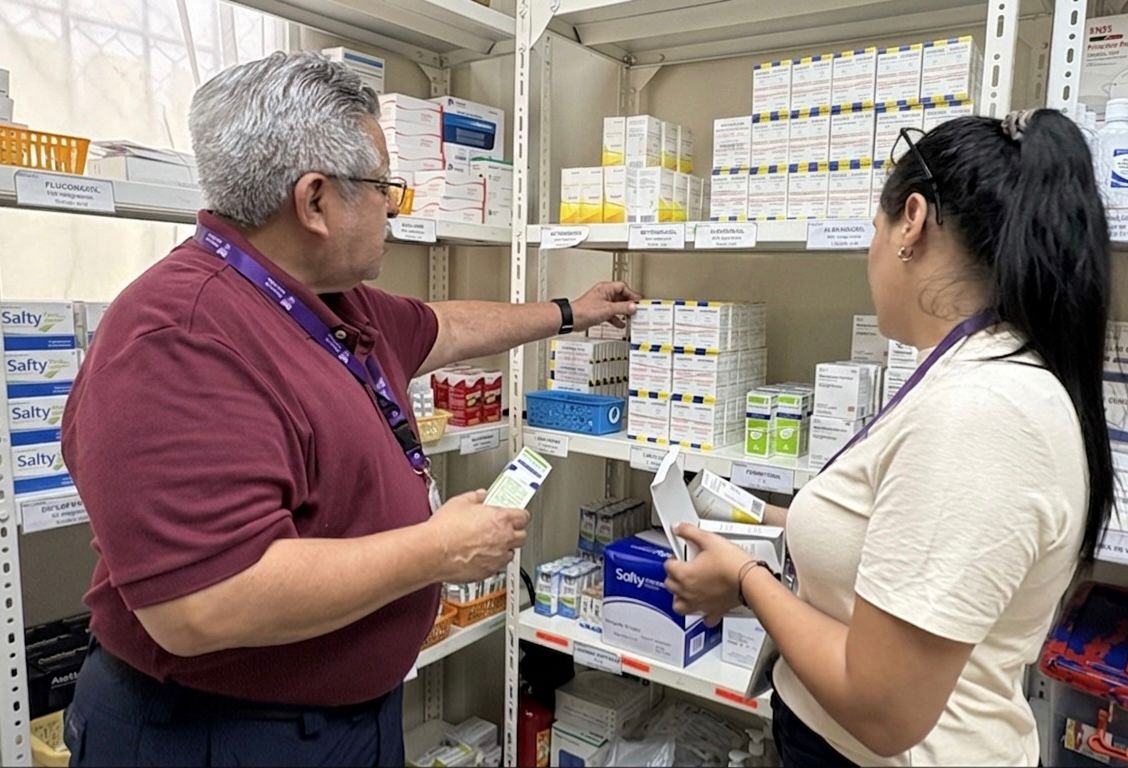 Salud_Guayas's tweet photo. #ElNuevoEcuador I Responsable de la Oficina Técnica 6 verifica en el Centro de @Salud_Ec #Prosperina que los usuarios reciban atención integral óptima en los servicios de:
🦷Odontologia
💉Vacunación
💊Entrega de medicina
¡Cuidar de ti es nuestra prioridad! https://t.co/xmkmzTVsVx