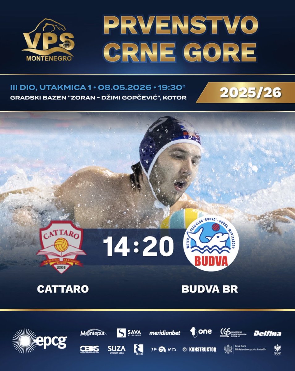Water polo MNE tweet media