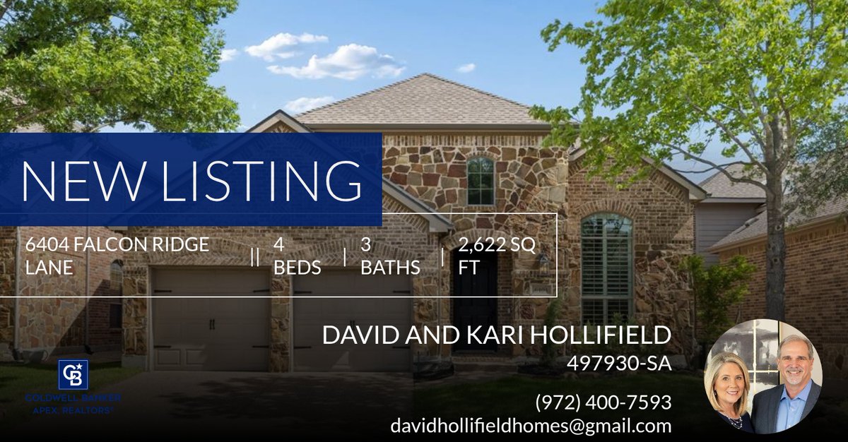 yourDFWrealtar's tweet photo. 📍 New Listing 📍 Take a look at this fantastic new property that just hit the market located at 6404 Falcon Ridge Lane in Mckinney. Reach out here or at (972) 400-7593 for more information!

Listed by Tyler Gebert

For Everything ... https://t.co/RdUgRKeV77 https://t.co/BCtQIQOdwf