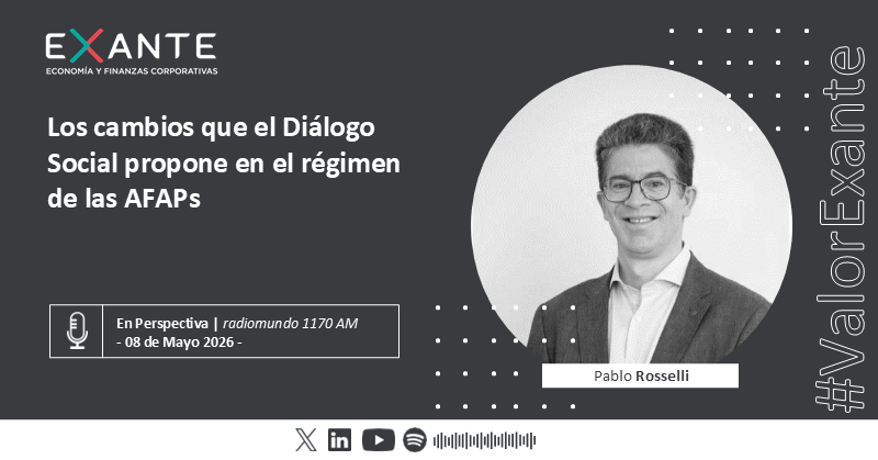 Exante_UY's tweet photo. #Entrevista🎙| “Reforma propuesta involucra muchísimos riesgos, no permitiría mejoras relevantes y gobierno perdería foco en temas claves de la agenda".
Pablo Rosselli en la #EntrevistaCentral de En Perspectiva Producciones

#Enlace 🔗: https://t.co/QyBpmHxzFY

#Escuchalo 🎧: https://t.co/jUurQbygW5