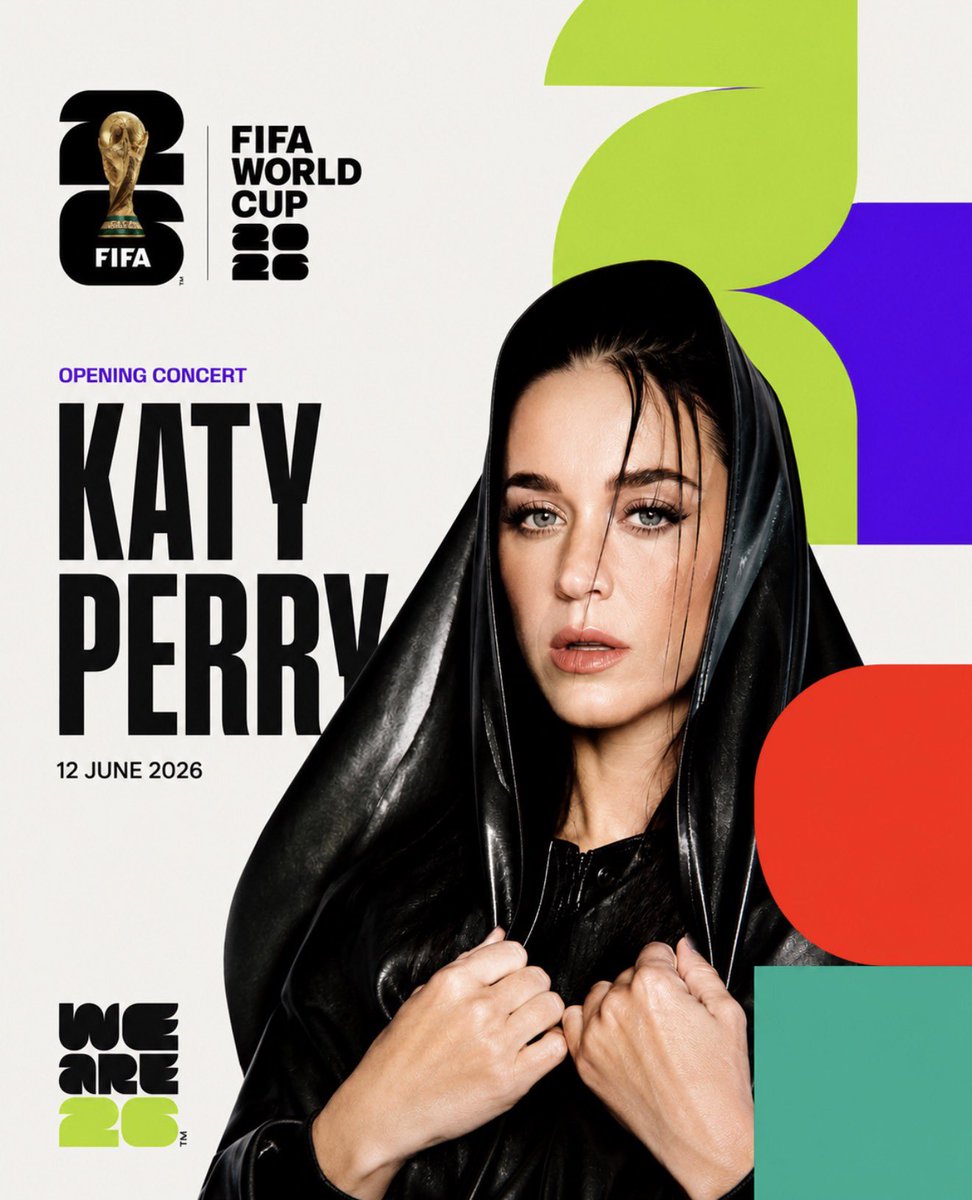 TeamKPFC's tweet photo. Katy Perry has officially been announced as the opening concert performer for the USA vs Paraguay opening match on June 12 ⚽️🏆 https://t.co/jAFAI8TuhU