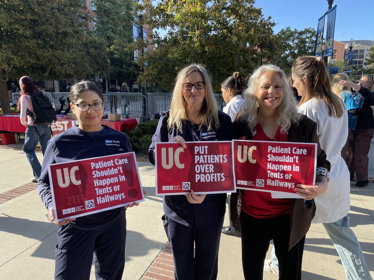 California Nurses Association tweet media