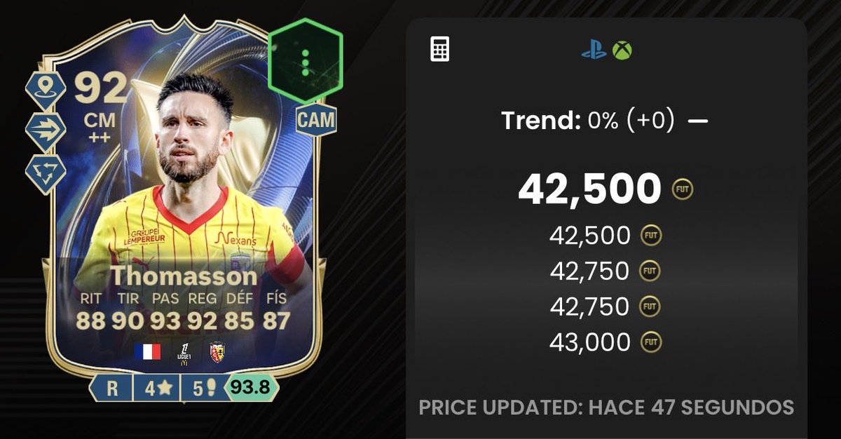 rtgfcacademy's tweet photo. 🚨¿META TOTS = NUEVO META? 

Los TOTS cuentan ya con +90 ritmo, mucho Pase Fuerte+, las cartas con casi todos los Playstyles y el gameplay es más rápido.

🤝Mayor profundidad ayuda a presionar más y cerrar espacios, UTILIZA YA +70 en la línea defensiva. 

(Thomasson 🐐🐐🐐) https://t.co/nHnVvjAezY